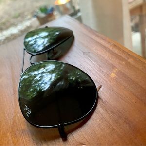 Sunglasses Ray-Ban Aviator Large Metal II Black
